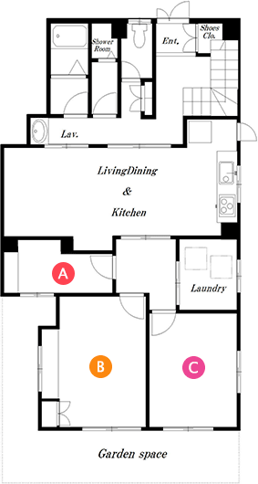 1階間取り図